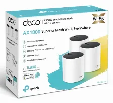 Sistema Mesh Tp-link Deco X25(3-pack) Wi-fi 6 (802.11ax), Rj-45 2, Blanco
